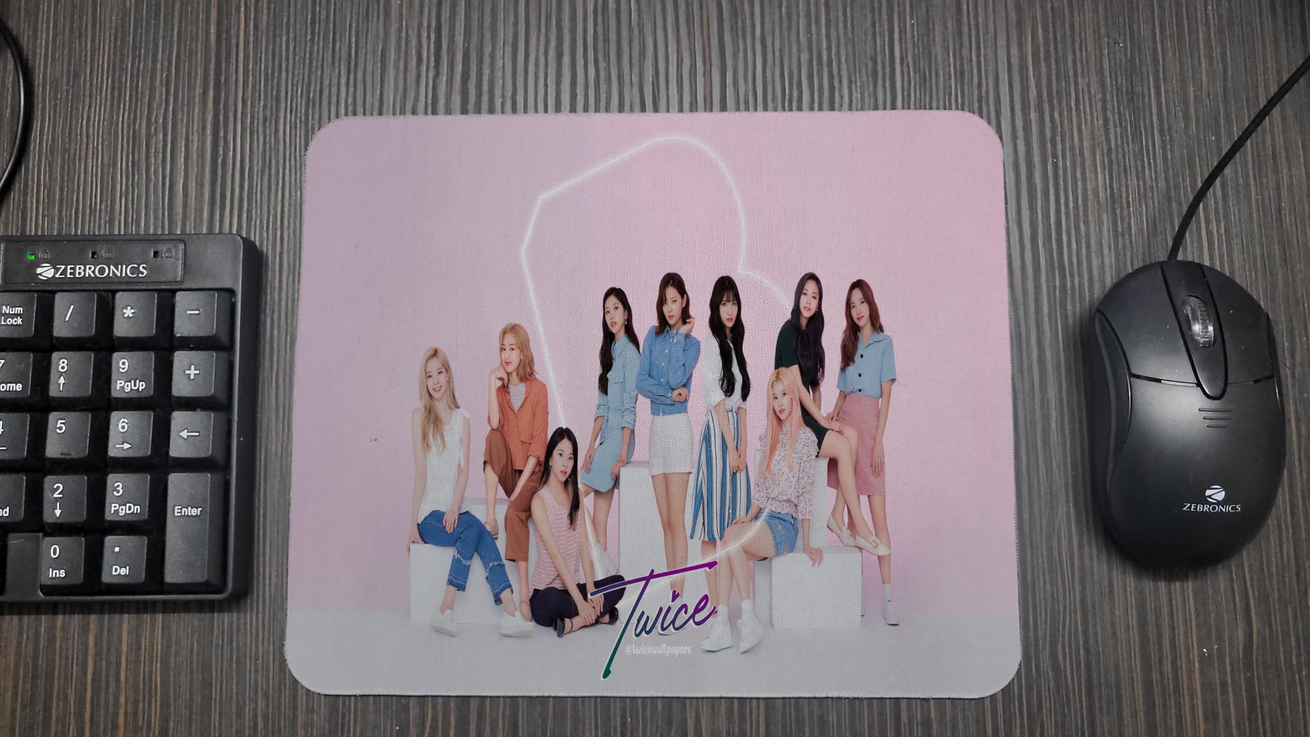 twice TZUYU マウスパッド Credit Merchandise| Twice Kpop Group Mouse Pad (23 x 19 cm) - Buy